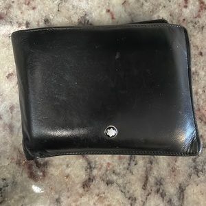 Montblanc mens wallet black